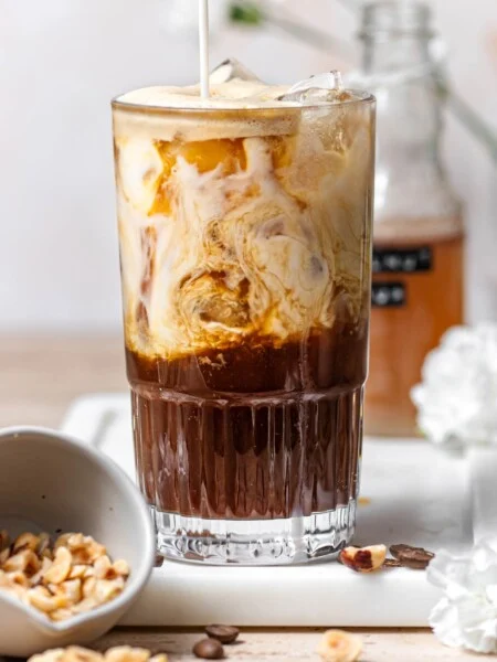 Iced Hazelnut Latte