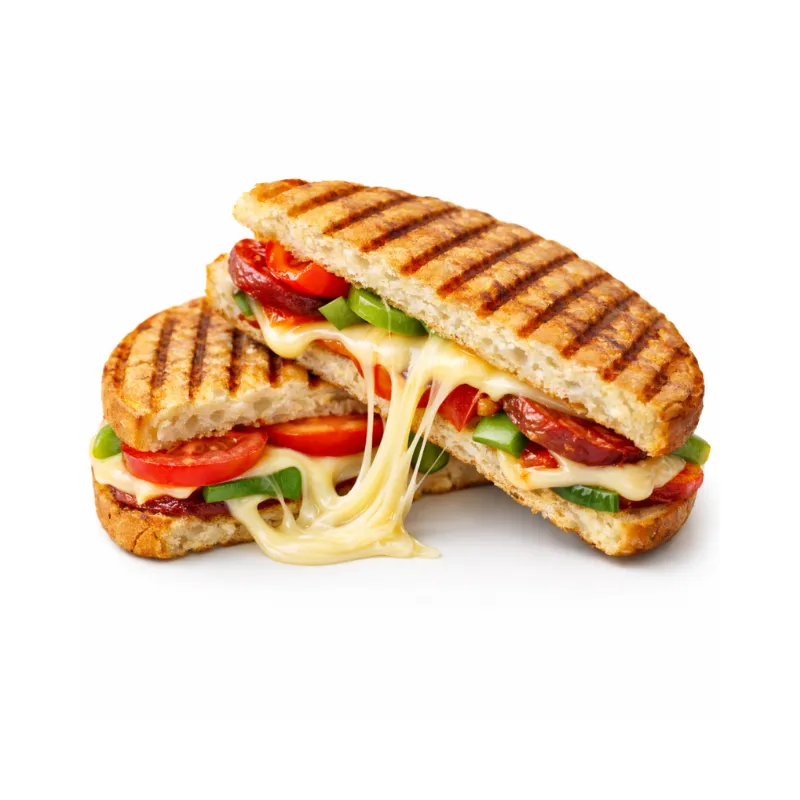 Sebzeli Sucuklu Kaşarlı Tost
